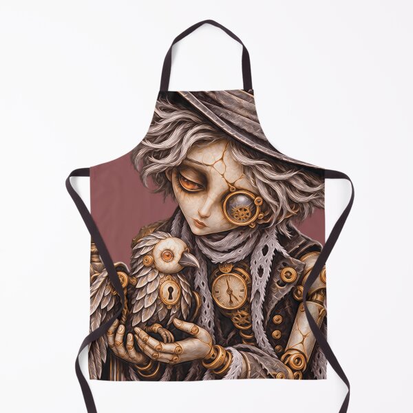 Item preview, Gothic Clockmaker and Mechanical Raven — The Broken Wing designed and sold by Limmagin.