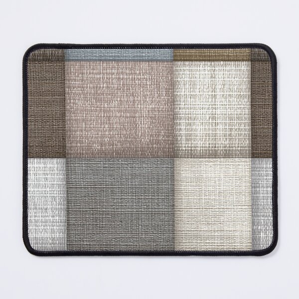 Item preview, Neutral Linen Patchwork Woven Squares Art designed and sold by Piotrek0001.