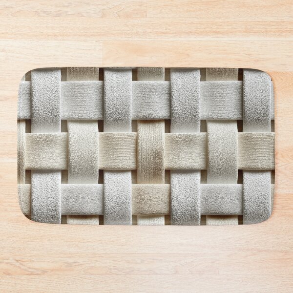 Item preview, Minimalist White Sculptural Strap Weave Art designed and sold by Piotrek0001.