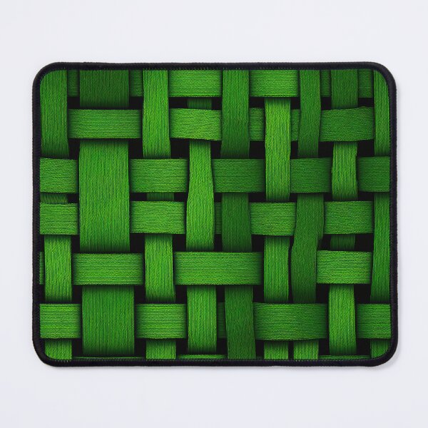 Item preview, Vibrant Emerald Green Basket Weave Texture designed and sold by Piotrek0001.