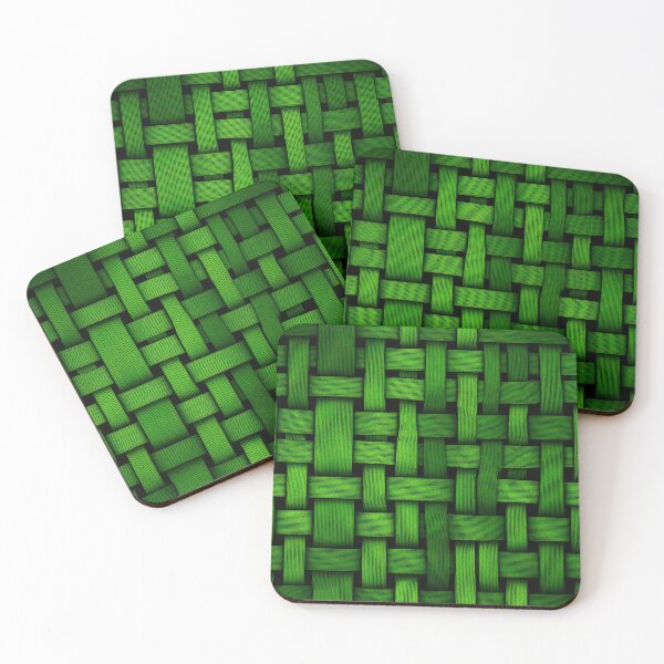 Item preview, Vibrant Emerald Green Basket Weave Texture designed and sold by Piotrek0001.