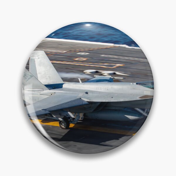 Item preview, An FA-18E Super Hornet, from the “Blue Diamonds” of Strike Fighter Squadron (VFA) 196, lands on the flight deck of USS Ronald Reagan during routine flight operations in the Pacific Ocean, Oct. 8, 202. designed and sold by weirdcountry.