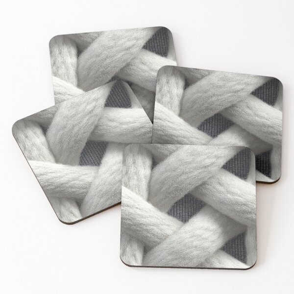 Item preview, Macro White Braided Cotton Rope Texture designed and sold by Piotrek0001.