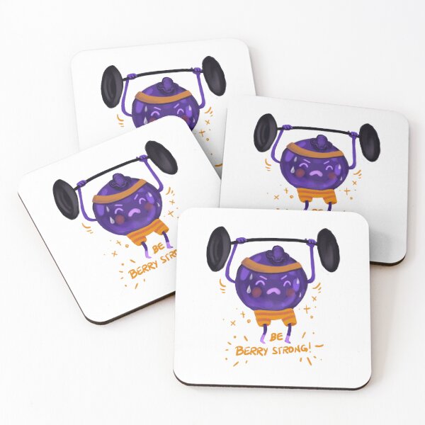 Item preview, Be berry strong Illustration designed and sold by Vuckovicdraws.