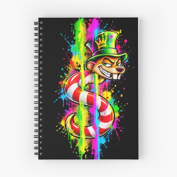 Item preview, Lord Cash – Neon Graffiti Rat King, Colorful Street Art & Pop Art - PLUSHIWORLD designed and sold by PLUSHIWORLDtm.