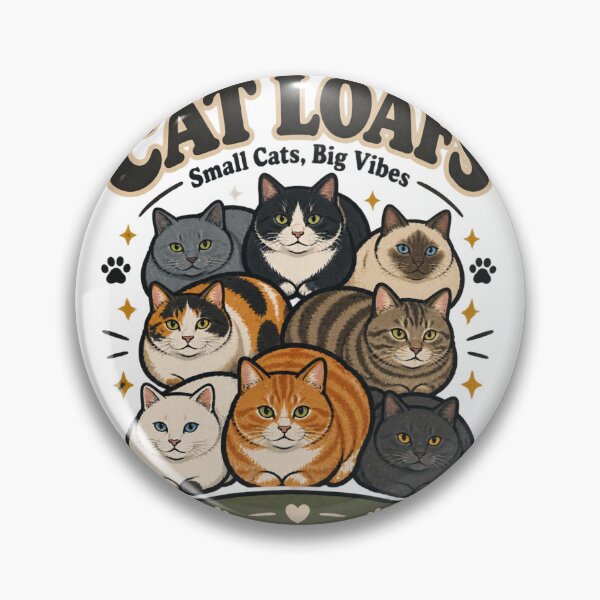 Item preview, The Types of Cat Loaf Illustration with Various Cat Poses ⭐⭐⭐⭐⭐ designed and sold by FilthyOldHag.