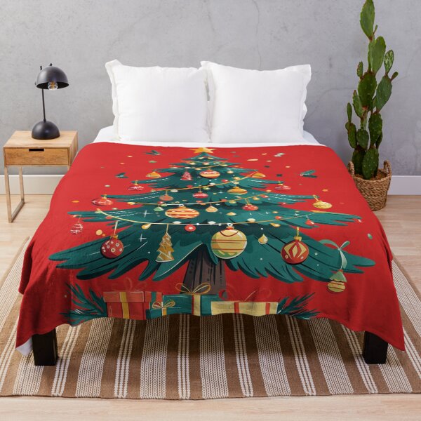 Item preview, Festive Decorated Christmas Tree with Gifts designed and sold by colorful-white.