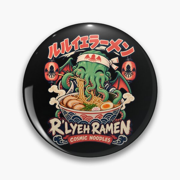 Item preview, H. P. Lovecraft: R'lyeh Ramen Cosmic Noodles designed and sold by Fenay Designs.
