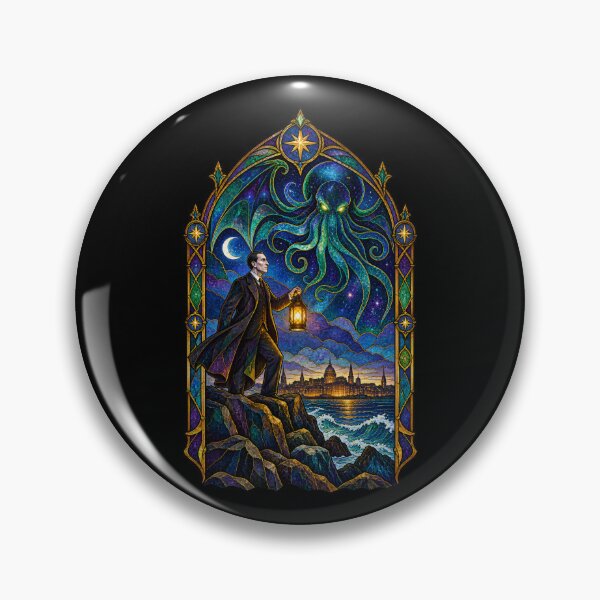 Item preview, H. P. Lovecraft: Lantern Beneath the Cosmic Arch designed and sold by Fenay Designs.