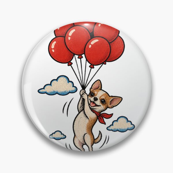 Item preview, I Believe I Can Fly Chihuahua Cute Dog Illustration Design LIMITED EDITION designed and sold by dejan1471.