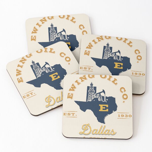 Item preview, Vintage Ewing Oil Co Dallas Texas Logo designed and sold by Imaginationbeyond.