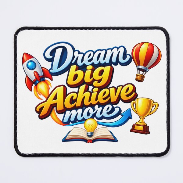 Item preview, dream big achieve more designed and sold by Black-White-art.
