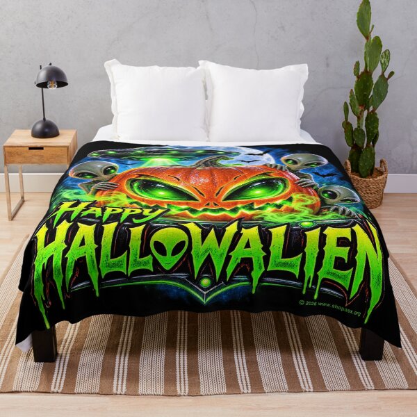 Item preview, Happy Hallowalien Alien Pumpkin Halloween designed and sold by ASX Research Merch.