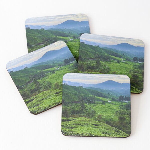 Item preview, Scenic Tea Plantations of Cameron Highlands with Majestic Mountains, Malaysia designed and sold by ernestynart.