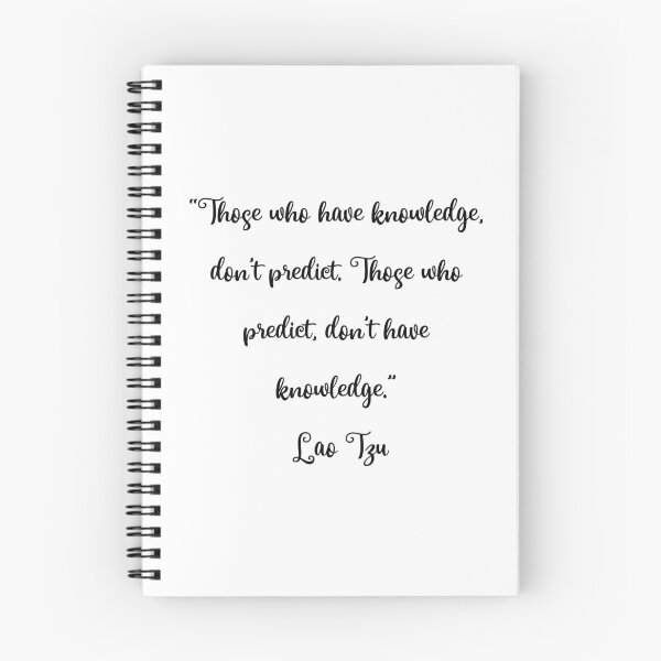 Item preview, Those Who Predict - Lao Tzu Quote designed and sold by 4ever-Undaunted.