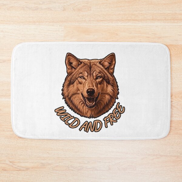 Item preview, WOLF: WILD AND FREE Copper designed and sold by The best online style shop.
