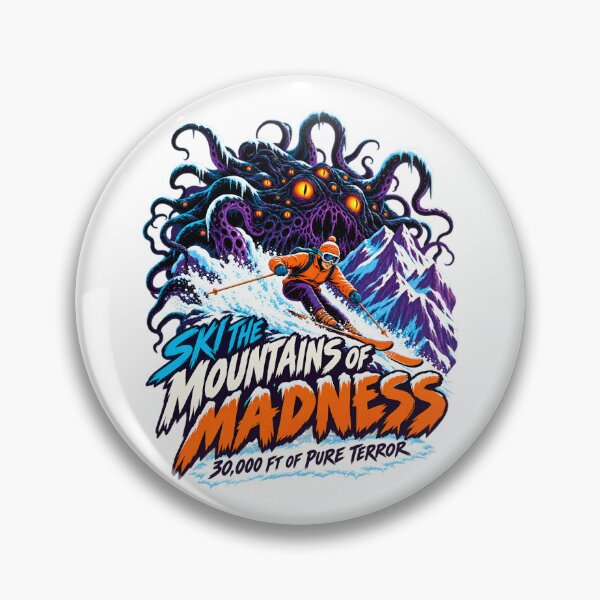 Item preview, H. P. Lovecraft: Ski the Mountains of Madness designed and sold by Fenay Designs.