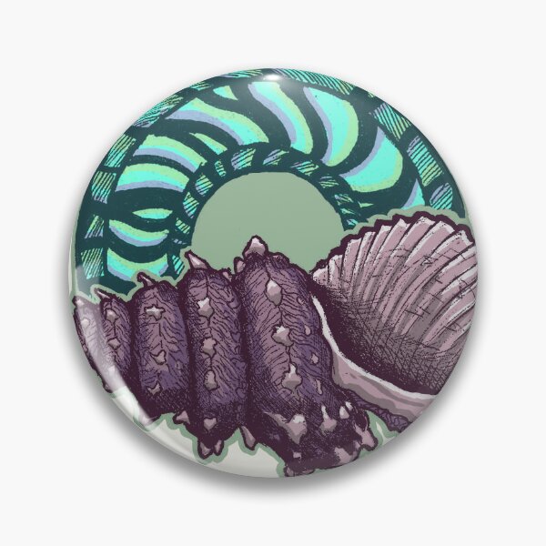Item preview, Seashells & Waves | Vintage Ocean Art | Coastal Illustration designed and sold by Half Mess.