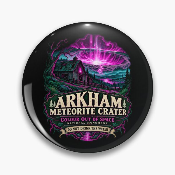 Item preview, H. P. Lovecraft: Arkham's Magenta Meteor Crater designed and sold by Fenay Designs.