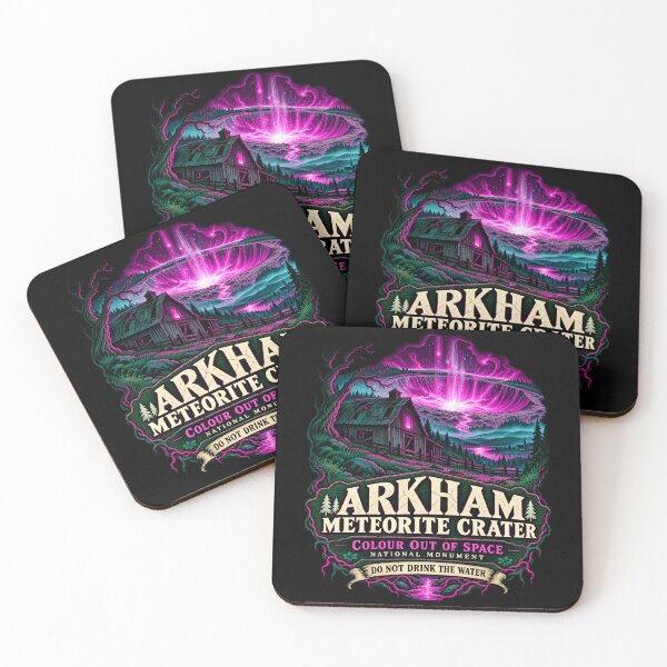 Item preview, H. P. Lovecraft: Arkham's Magenta Meteor Crater designed and sold by Fenay Designs.