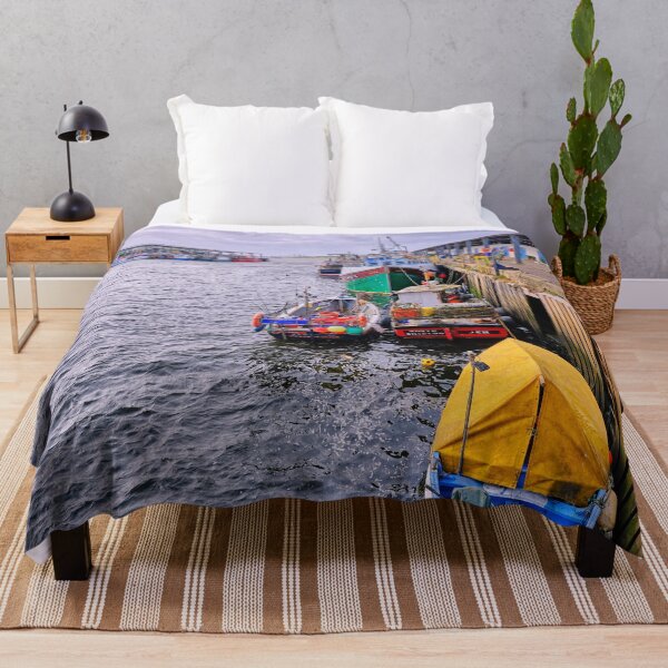 Item preview, Colourful Fishing Boats at North Shields designed and sold by Violaman.