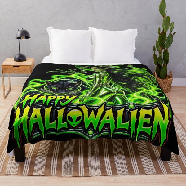 Item preview, Happy Hallowalien Skye Alien Witch Halloween designed and sold by ASX Research Merch.