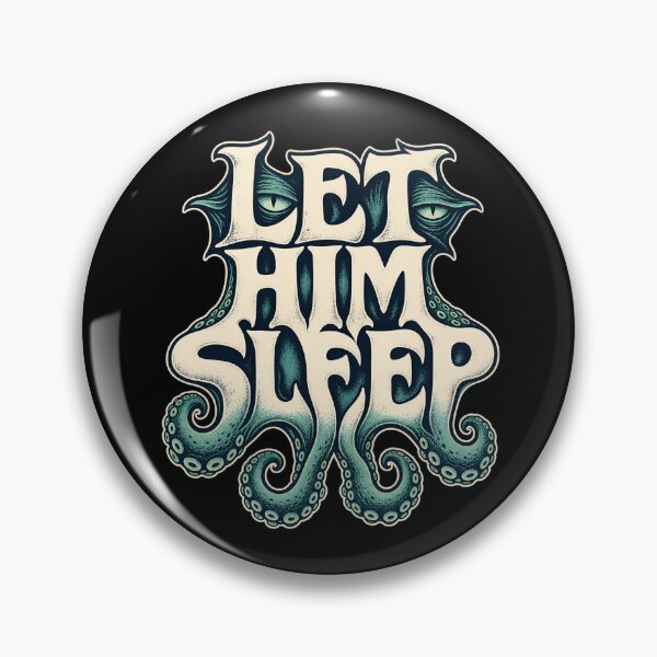 Item preview, H. P. Lovecraft: Let Him Sleep Tentacle Type designed and sold by Fenay Designs.