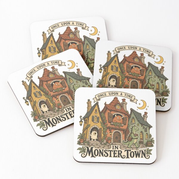 Item preview, Once Upon a Time in Monster Town Cozy Storybook Monsters designed and sold by NatureStyle555.