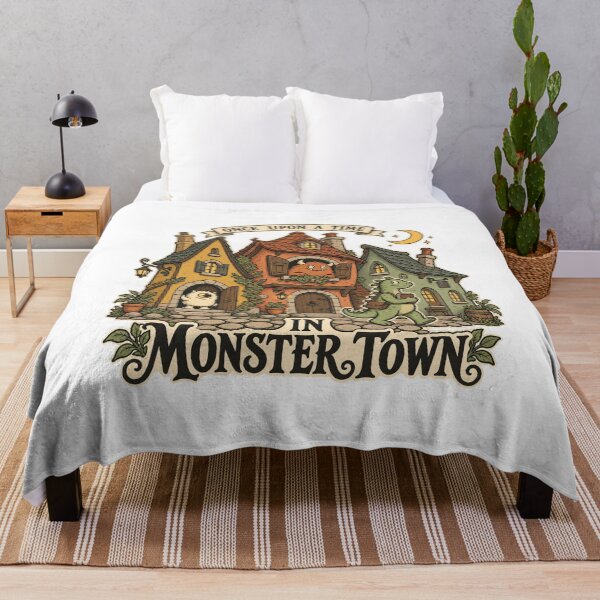 Item preview, Once Upon a Time in Monster Town Cozy Storybook Monsters designed and sold by NatureStyle555.