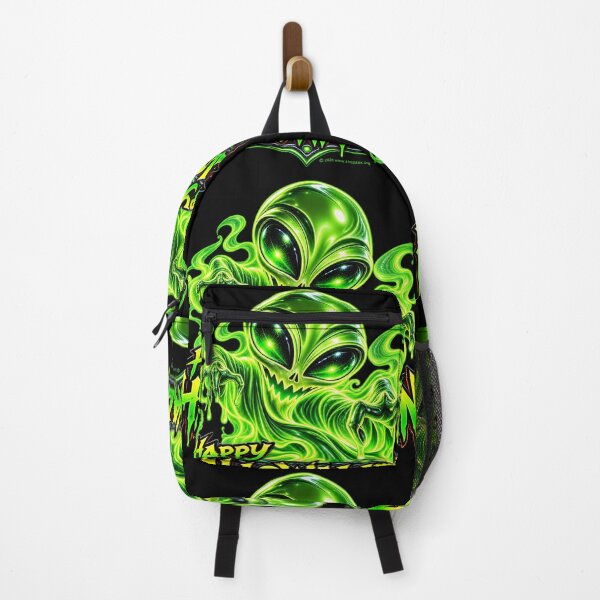 Item preview, Happy Hallowalien Green Alien Ghost Halloween designed and sold by ASX Research Merch.