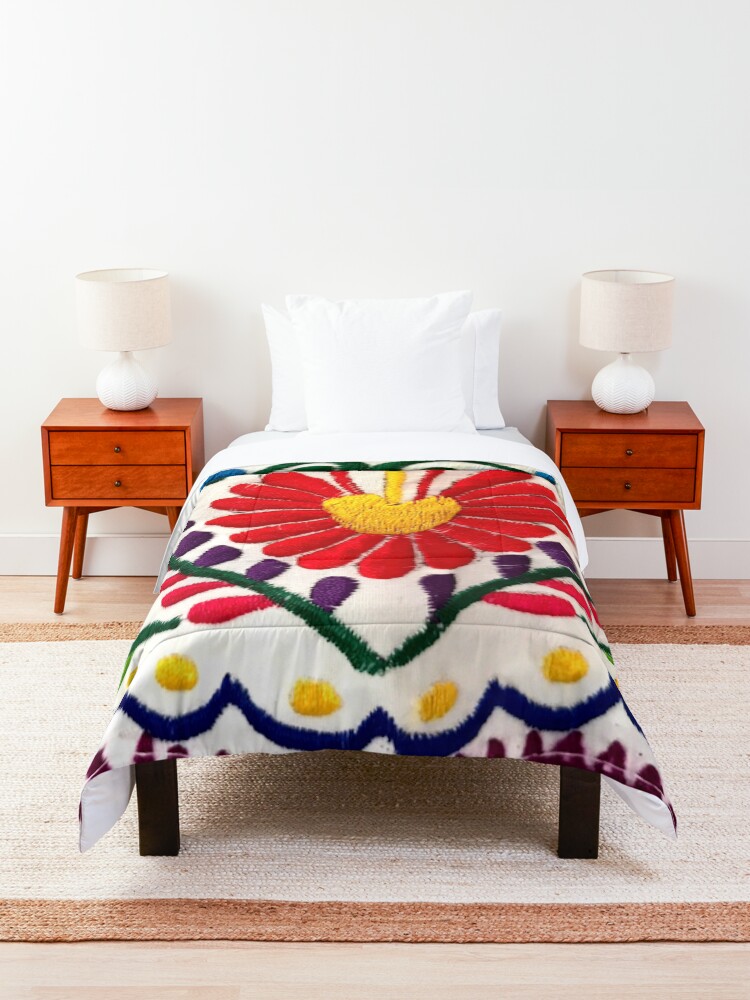 Alternate view of Mexican Flowers Comforter