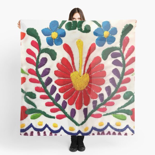 Mexican Flowers Scarf