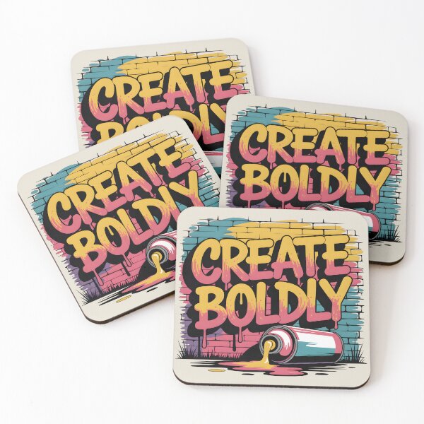 Item preview, Create Boldly – Inspirational Artist Quote and Creative Expression designed and sold by Jollys-ArtShop.