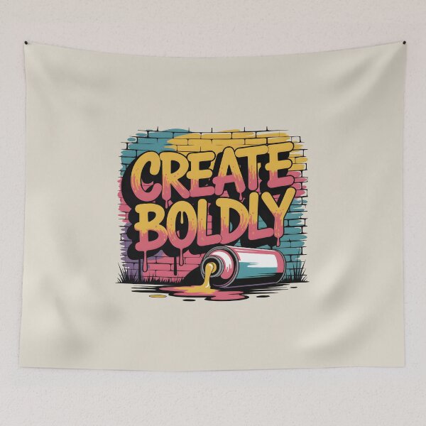 Item preview, Create Boldly – Inspirational Artist Quote and Creative Expression designed and sold by Jollys-ArtShop.