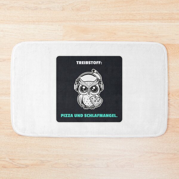 Item preview, Fuel: Pizza and lack of sleep – Gamer Owl | Humorous design designed and sold by Glowfy.