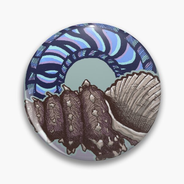 Item preview, Seashells & Waves | Vintage Ocean Art | Coastal Illustration designed and sold by Half Mess.