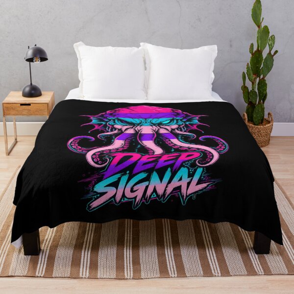Item preview, H. P. Lovecraft: Deep Signal Neon Tentacles designed and sold by Fenay Designs.