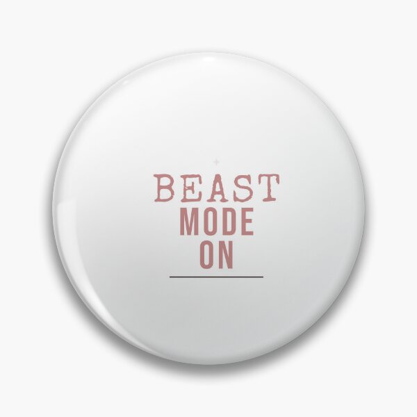 Item preview, Beast Mode On Gym Shirt Minimalist Tee designed and sold by Worn and Witty.