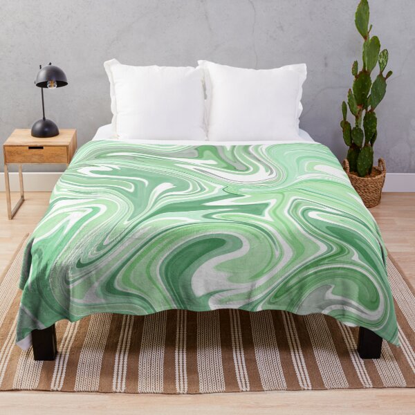Item preview, Sage Green Marble – Mint Emerald Fluid Abstract Art designed and sold by GemniShop.