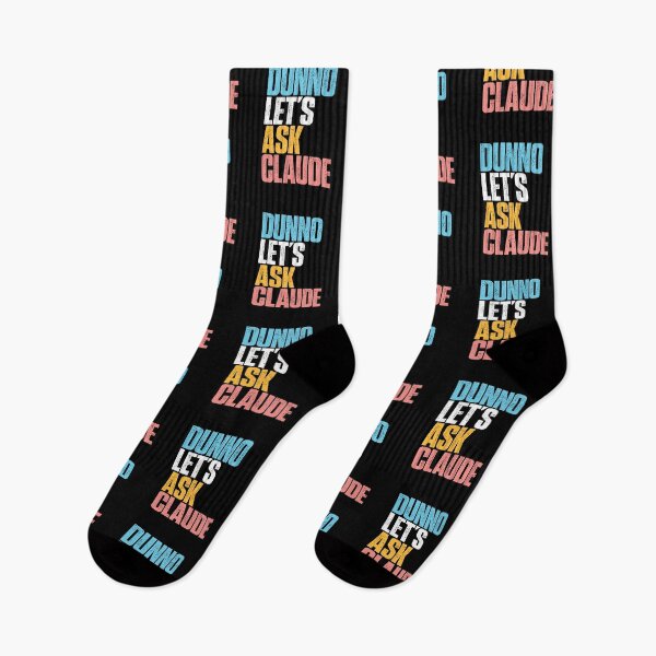 Item preview, Dunno Let's Ask Claude AI Humor LLM Culture Digital Intelligence Tech Satire designed and sold by w1ckerman.
