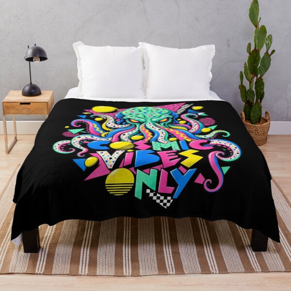 Item preview, H. P. Lovecraft: Cosmic Vibes Memphis Monster designed and sold by Fenay Designs.
