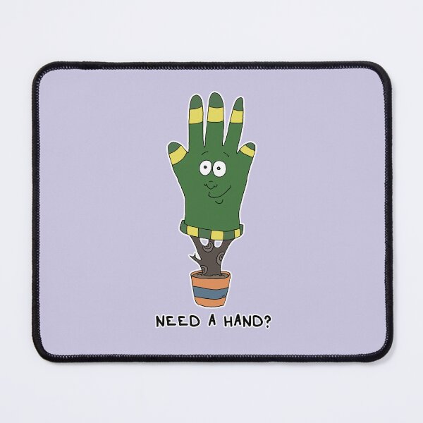 Item preview, Need A Hand | Funny Plant Lover Visual Pun Sticker designed and sold by MyxaART.