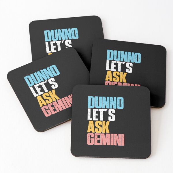 Item preview, Dunno Let's Ask Gemini AI Humor LLM Culture Digital Intelligence Tech Satire designed and sold by w1ckerman.