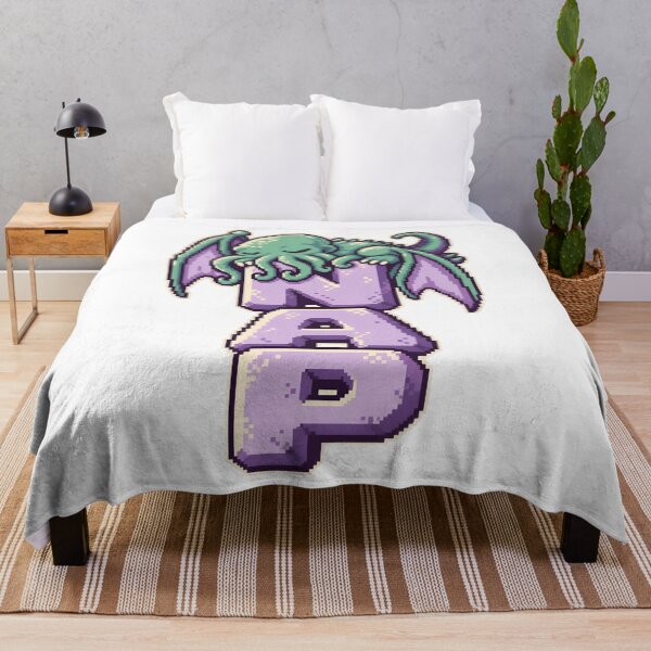 Item preview, H. P. Lovecraft: Sleepy Pixel Cthulhu Nap designed and sold by Fenay Designs.