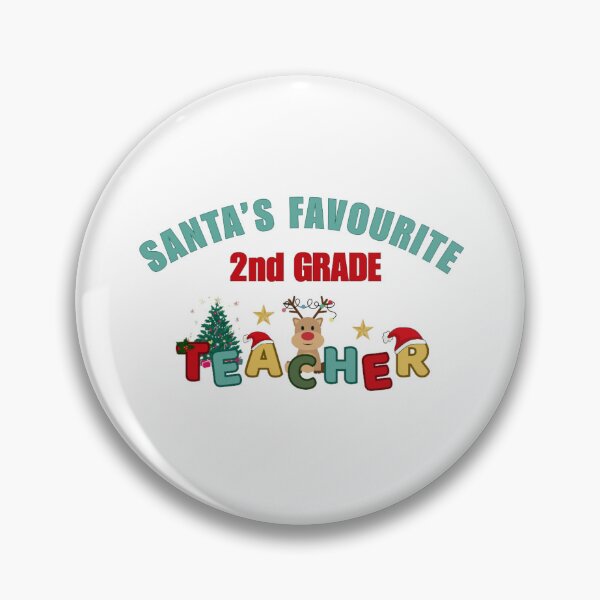 Item preview, Santa's Favourite 2nd Grade Teacher designed and sold by DixieGirlStudio.