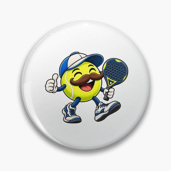 Item preview, Padel Dad Funny Mustache Player Humor designed and sold by WeirdlyMild.