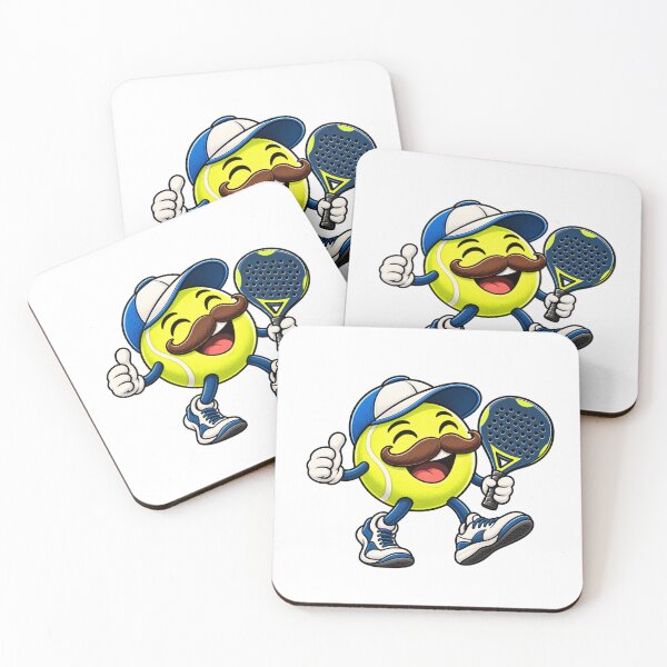 Item preview, Padel Dad Funny Mustache Player Humor designed and sold by WeirdlyMild.