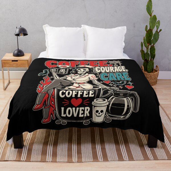Item preview, Funny Skeleton Nurse Coffee Lover Halloween T-Shirt designed and sold by Simon-art-land.