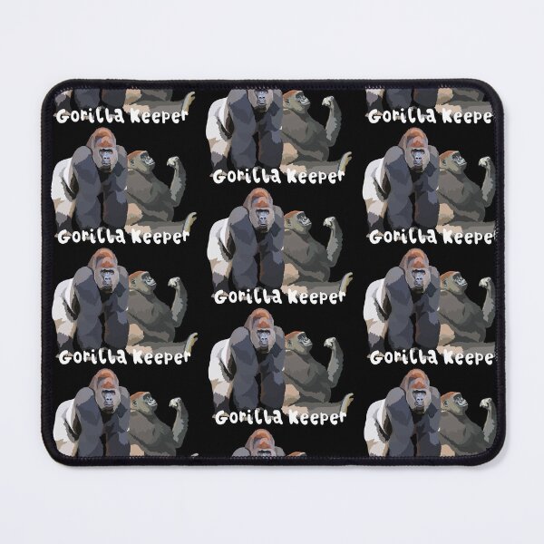Item preview, Gorilla Keeper – Zookeeper Great Ape Design designed and sold by PrettylittlepastelUk.