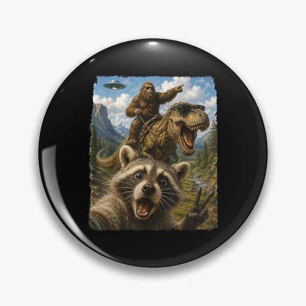 Item preview, Raccoon Selfie Bigfoot designed and sold by raamaheddie76.